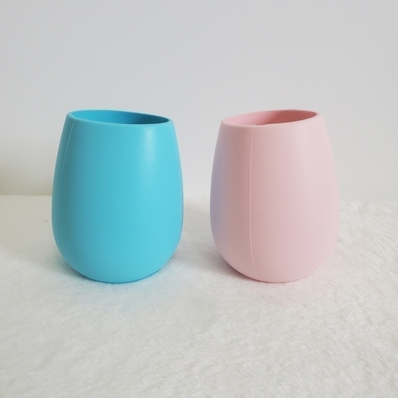 BRIDE Tribe Wine Portable Silicone Foldable Unbreakable Bachelorette 2 Pc 12 Oz - Picture 5 of 8